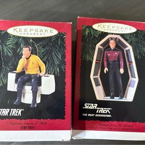 Hallmark Star Trek Keepsake Ornaments - Red and Black